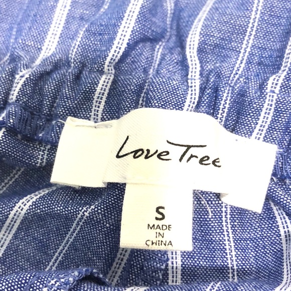 Stripe Paperbag Shorts with Waist Tie - Picture 7 of 8